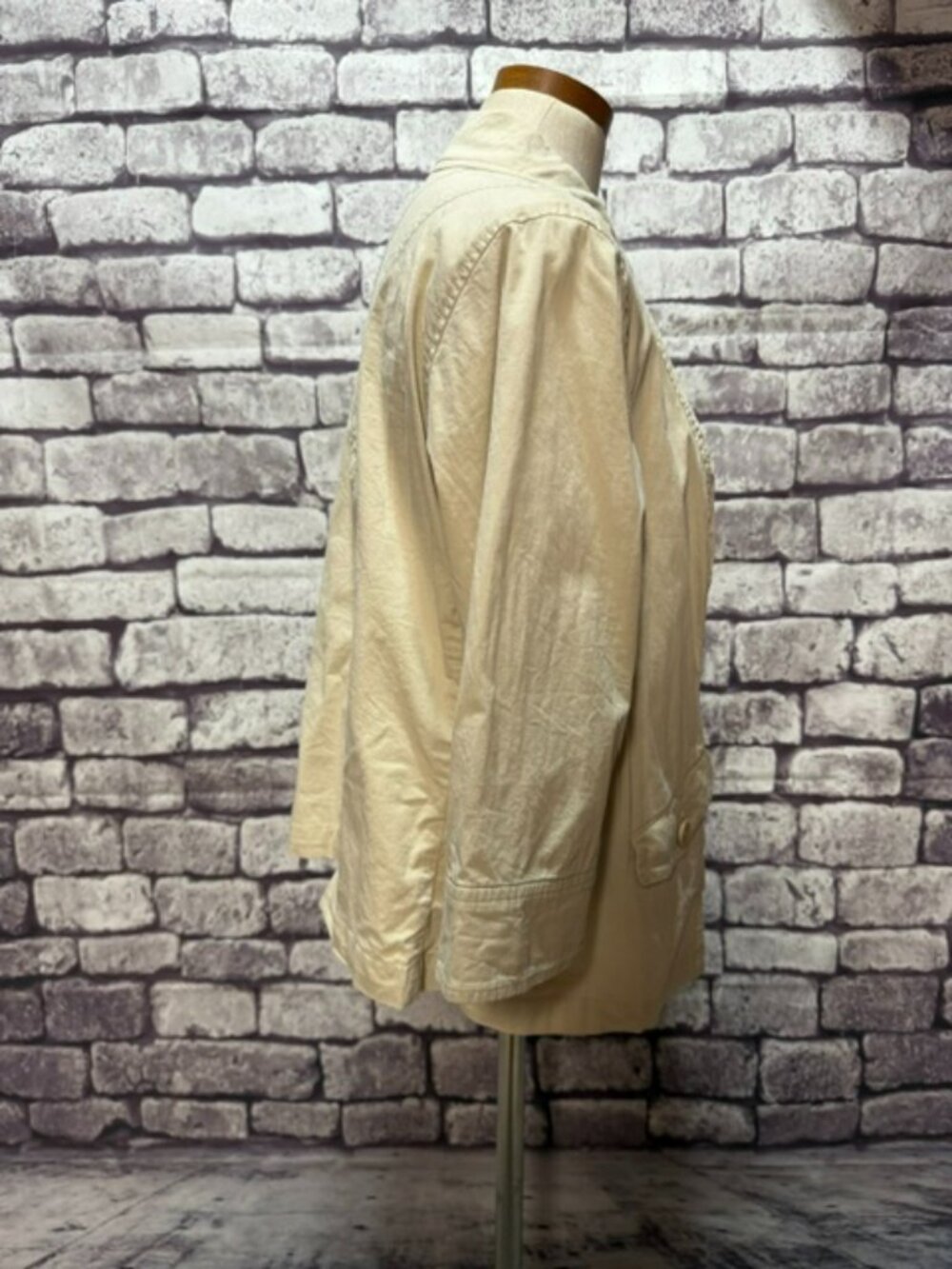 Talbots Khaki Button Down Jackey Size 16WP - Picture 5 of 7